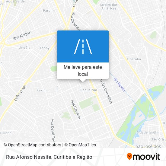 Rua Afonso Nassife mapa