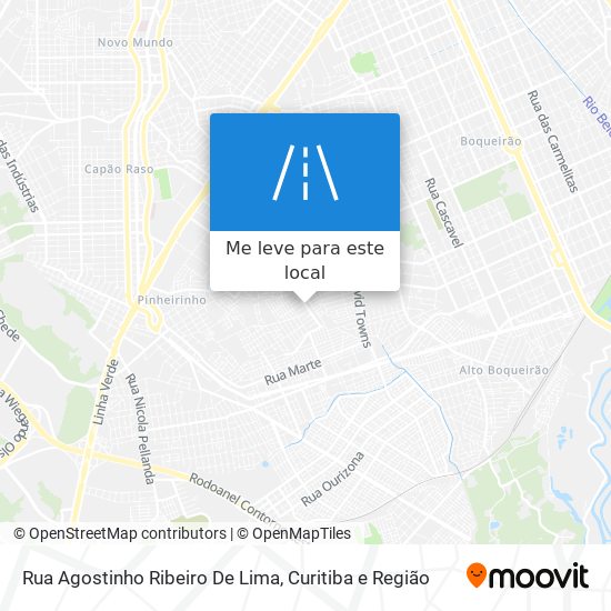 Rua Agostinho Ribeiro De Lima mapa