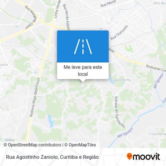 Rua Agostinho Zaniolo mapa
