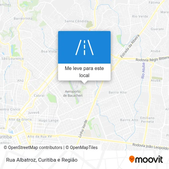 Rua Albatroz mapa