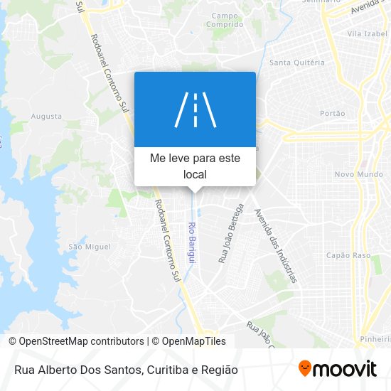Rua Alberto Dos Santos mapa
