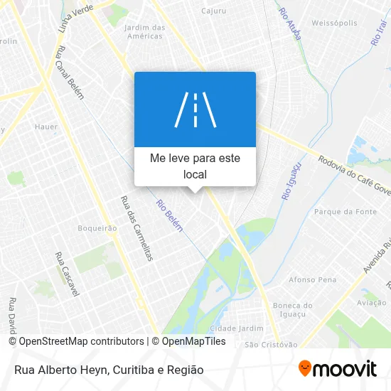 Rua Alberto Heyn mapa