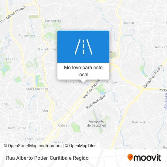 Rua Alberto Potier mapa