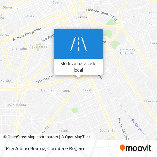 Rua Albino Beatriz mapa