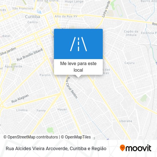 Rua Alcides Vieira Arcoverde mapa