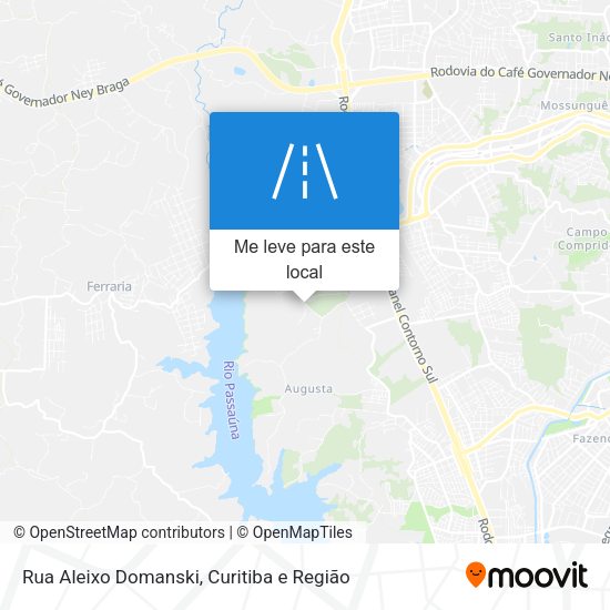 Rua Aleixo Domanski mapa