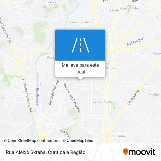 Rua Aleixo Skraba mapa