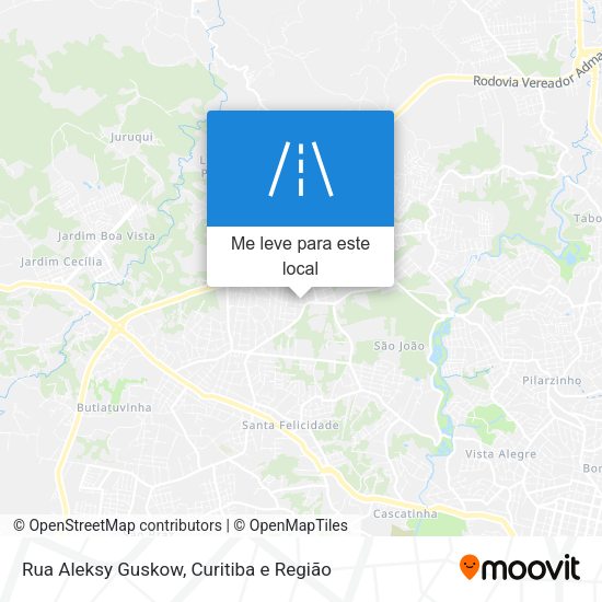 Rua Aleksy Guskow mapa