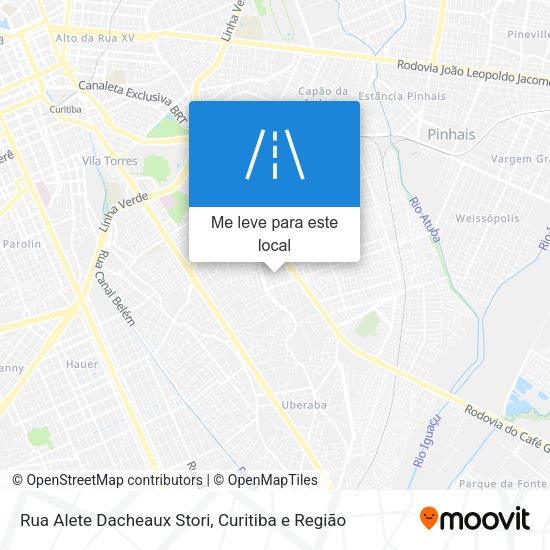 Rua Alete Dacheaux Stori mapa