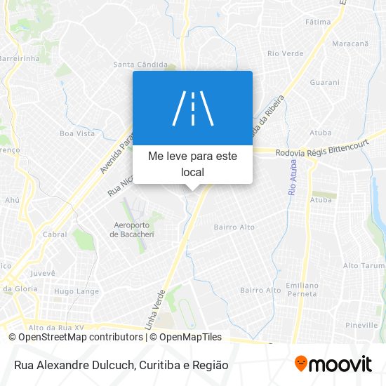 Rua Alexandre Dulcuch mapa