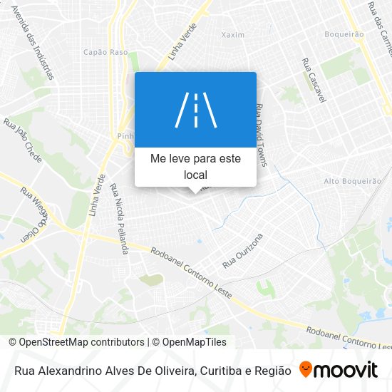 Rua Alexandrino Alves De Oliveira mapa