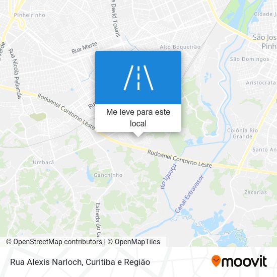Rua Alexis Narloch mapa