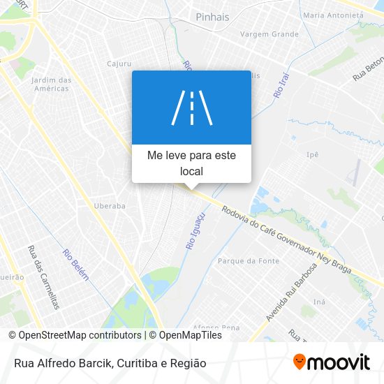 Rua Alfredo Barcik mapa