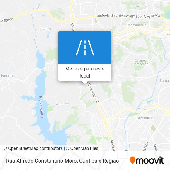 Rua Alfredo Constantino Moro mapa