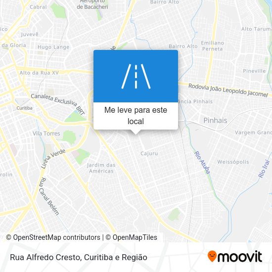 Rua Alfredo Cresto mapa