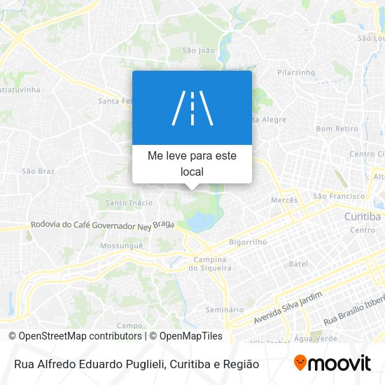 Rua Alfredo Eduardo Puglieli mapa