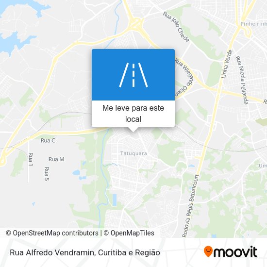 Rua Alfredo Vendramin mapa