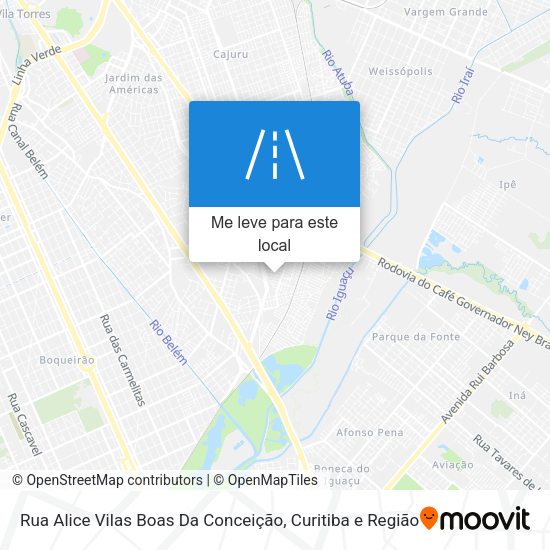 Rua Alice Vilas Boas Da Conceição mapa