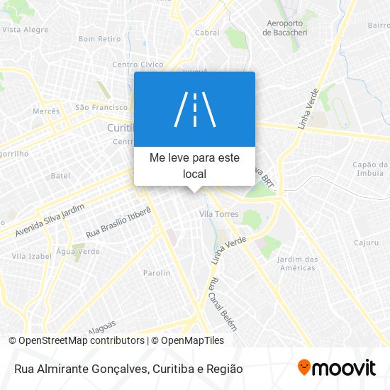 Rua Almirante Gonçalves mapa