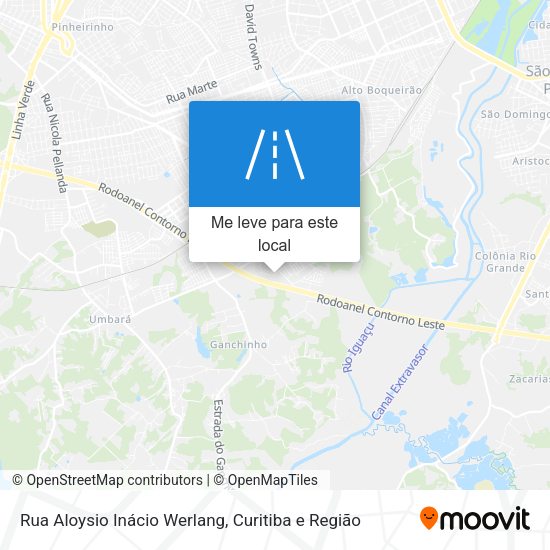Rua Aloysio Inácio Werlang mapa