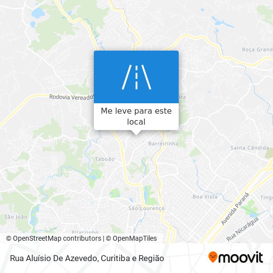 Rua Aluísio De Azevedo mapa