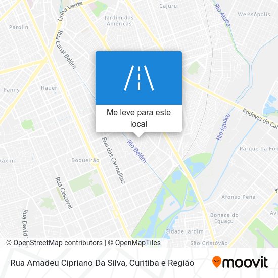 Rua Amadeu Cipriano Da Silva mapa