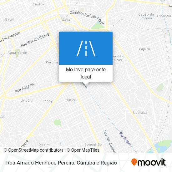 Rua Amado Henrique Pereira mapa