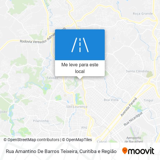 Rua Amantino De Barros Teixeira mapa