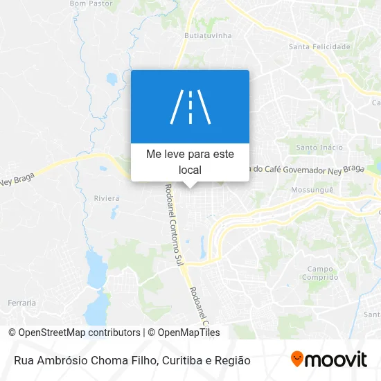 Rua Ambrósio Choma Filho mapa