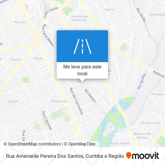 Rua Amenaíde Pereira Dos Santos mapa