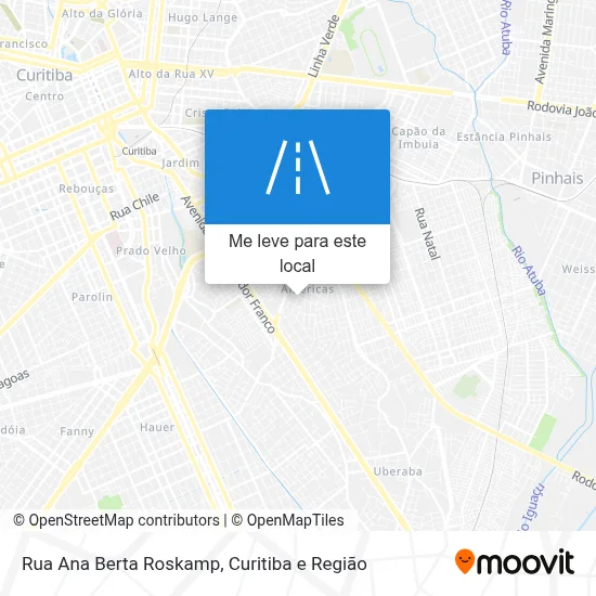 Rua Ana Berta Roskamp mapa