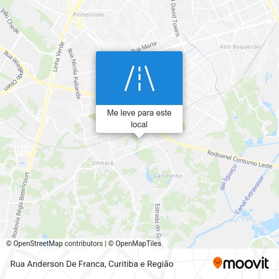 Rua Anderson De Franca mapa