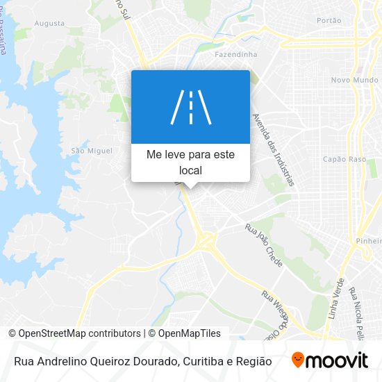Rua Andrelino Queiroz Dourado mapa