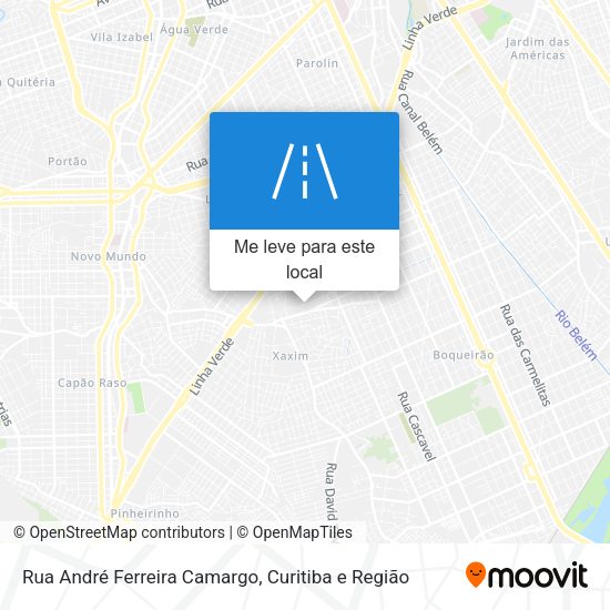 Rua André Ferreira Camargo mapa