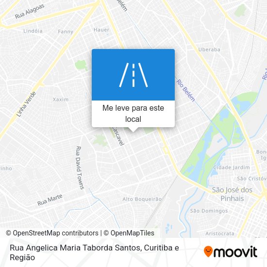 Rua Angelica Maria Taborda Santos mapa