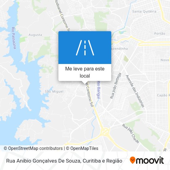 Rua Anibio Gonçalves De Souza mapa