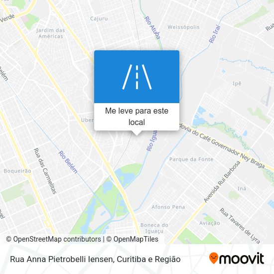 Rua Anna Pietrobelli Iensen mapa