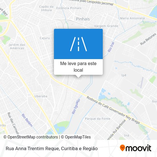 Rua Anna Trentim Reque mapa