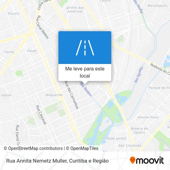 Rua Annita Nemetz Muller mapa