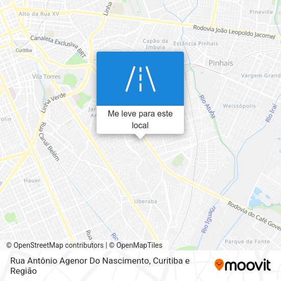 Rua Antônio Agenor Do Nascimento mapa