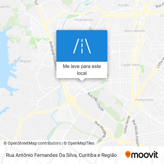 Rua Antônio Fernandes Da Silva mapa