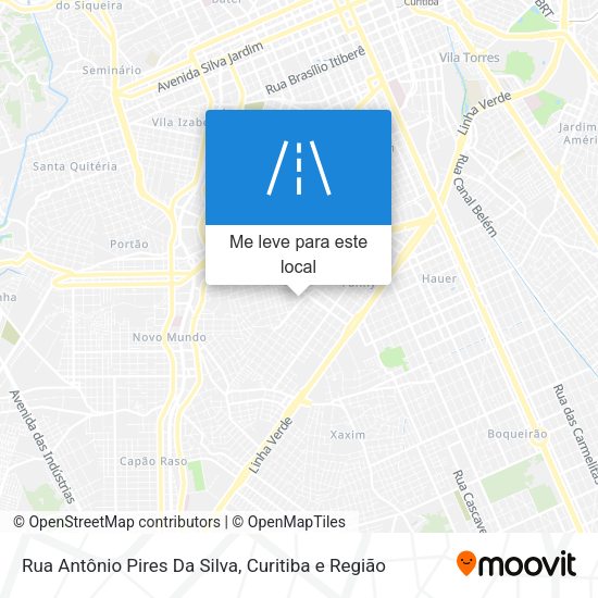 Rua Antônio Pires Da Silva mapa
