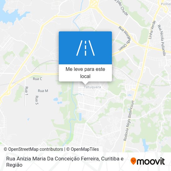 Rua Anízia Maria Da Conceição Ferreira mapa