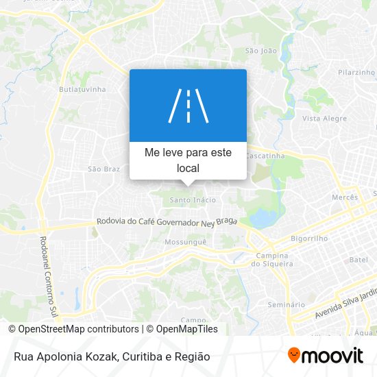 Rua Apolonia Kozak mapa