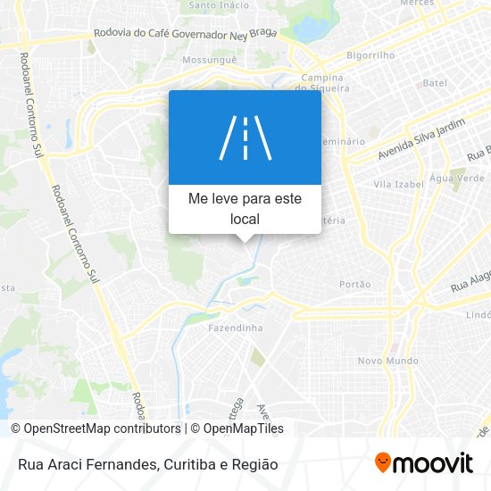 Rua Araci Fernandes mapa