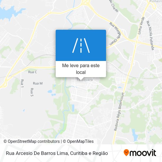 Rua Arcesio De Barros Lima mapa