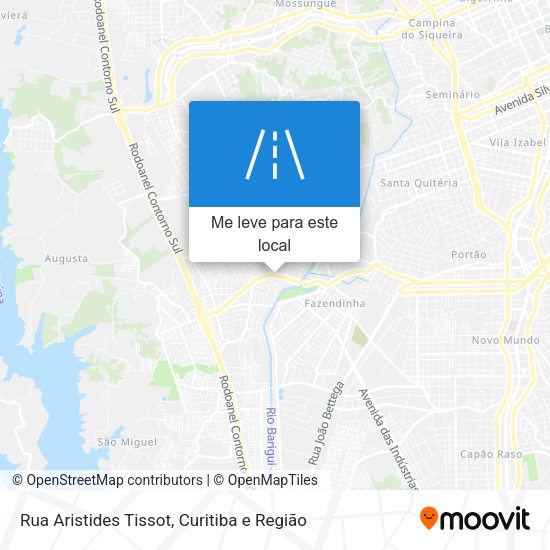 Rua Aristides Tissot mapa