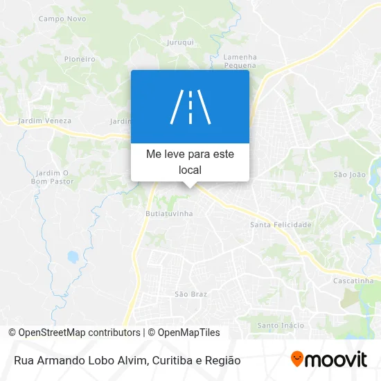 Rua Armando Lobo Alvim mapa