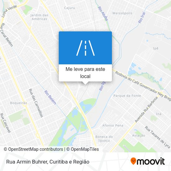 Rua Armin Buhrer mapa