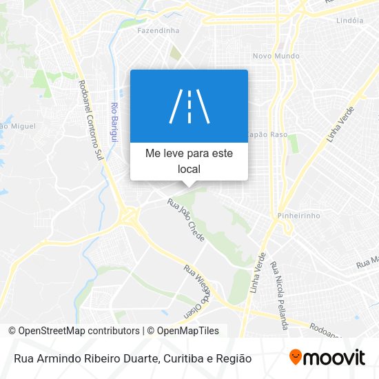 Rua Armindo Ribeiro Duarte mapa